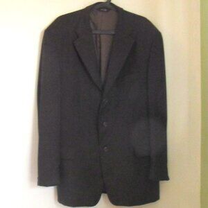 Pronto-Uomo Size 44, 6" Drop, Dark, Dark, Brown, Luxury Trabaldo Toga Wool  I720